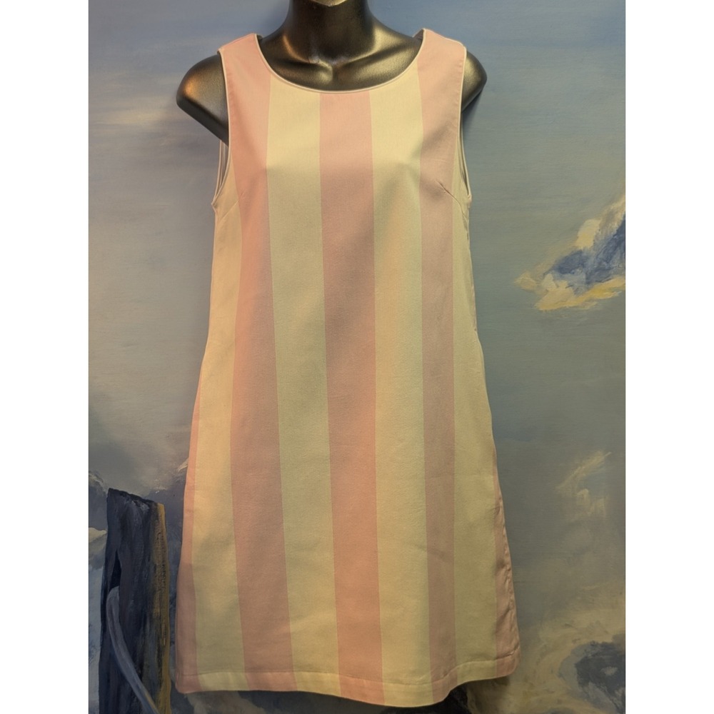 Kiel James Patrick XS Cabana Dress In Pink/White - Picture 2 of 10